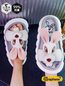 Cute Cartoon Couple Flax Slippers Men Women Home Use High End Cotton Linen Anti Odor Comfortable Summer Indoor Slippers