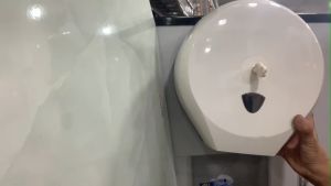 [HCM]Hộp đựng giấy cuộn lớn KAG-LG13 màu trắng hộp giấy vệ sinh Roto nhựa trắng tinh sử dụng tốt không lo gỉ séc