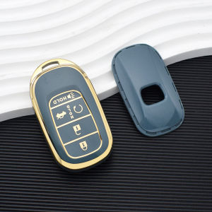 5 Buttons TPU Shell Fob For Honda CRV Civic Accord Vezel 2021 2022 Car Remote Key Case Cover Protector Holder Bag Accessories