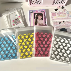 50pcs Starry Photo & Card Bags - Ideal for Gift Giving and Decorating! Protect and Showcase Your Memories with Style!