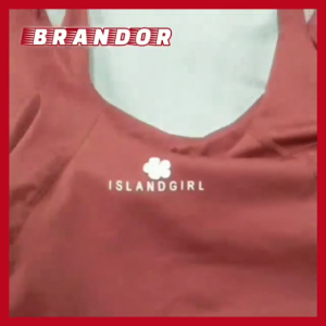 Brandor - Longline U Back Sports Bra - Medium Impact - Padded - Yoga Bra - Bra Olahraga Wanita ( ISLAND05 )