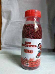 pellet Red Carophyll Pakan Ikan channa premium Kemasan Botol 100ml
