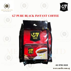 [SG STOCK] G7 instant coffee Pure black 200 sachets x 2g (400g/bag) - Kopi O Kosong.