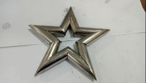 Bintang Stainless 14cm x 5/8" ornamen hiasan tangga pagar