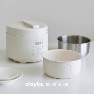 Olayks Large Capacity Electric Pressure Cooker 2L 3L Multi-Function 4L 5L Pressure Pot for Home Use with Rice Spoon And Cup