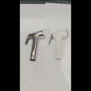 Kepala Jet Shower Toilet & Bidet Kloset Duduk Semprot Cebok Kamar Mandi Putih Chrome Stainless