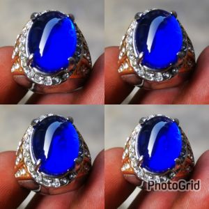 Batu permata royal blue king shafire