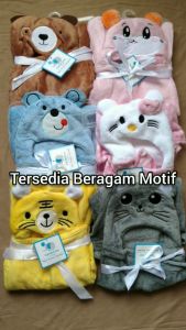 Selimut Topi Bayi Karakter Animal 3D Fleece Carter Love ZAK36