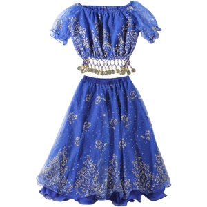 Indian Dance Childrens Costume Tianzhu Childrens Xinjiang Ethnic Dress Suit June 1 Festival Watch Costume Girl