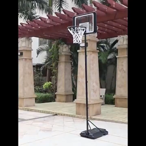 Basketball Hoop Portable Indoor Outdoor 130-270cm Adjustable System with Base and Backboard for Kids Teens Adults