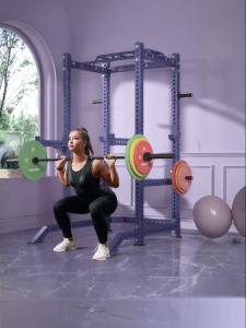 HEAD | Adjustable Height Barbell Bench Squat Rack