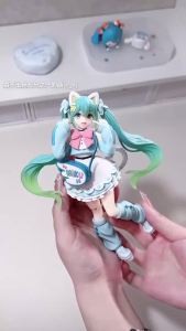 Bandai | Mô Hình Nhân Vật Anime HATSUNE MIKU - Tượng PVC Dễ Thương 18cm Dành Cho Trẻ Em Và Người Sưu Tầm Ý Tưởng Quà Tặng Sinh Nhật