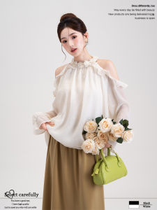 Nurture One | Áo Blouse Chiffon Hoa Văn Quây