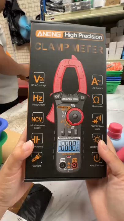 Tang Ampere AC Aneng CM83 Clamp Meter Digital NCV 1000 Ampere