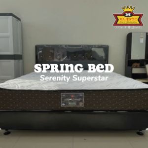 Kasur Serenity Superstar - 90/100/120/140/160/180/200 - Springbed Tebal 29 cm (Jogja)