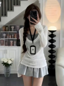 LIRENQING | French Sun Protection Layered Women Dress Set