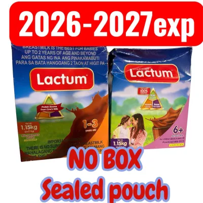 LACTUM CHOCO OR MILK NO BOX NO BOX SEALED POUCH