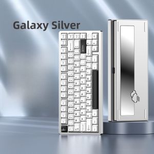 WOB Rainy75 Customizable Mechanical Keyboard Aluminum Wireless Bluetooth Gaming Esports Rain75 RGB Backlighting Ergonomic Design