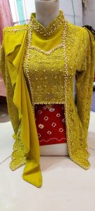 kebaya kutubaru krah shanghai selendang
