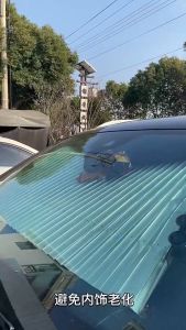 Rèm Che Nắng Kính Lái Ô Tô Tráng Nhôm Cách Nhiệt Xếp Gọn Tiện Lợi