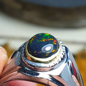 kalimaya black opal asli banten siap pake jarong jozz