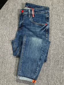 Slim Fit Mens Denim Pants Autumn New Arrival Nine Points Jeans Casual Wear Cotton Stretch Fabric Water Washed Vintage Style