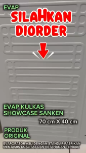 EVAPORATOR KULKAS SHOWCASE 70 x 40 CM |EVAP SHOWCASE | EPAP SANKEN ORI