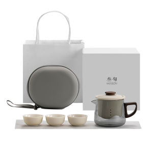 SANXUN | Portable Outdoor Tea Set 1 Pot 3 Cups
