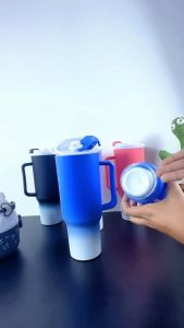 FOREVER - Botol Minum Gradasi Viral Beranak 3 in 1 Unik Terbaru Free Sticker - 1055