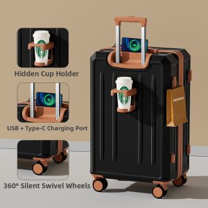 MEIFANER | Durable Secure Mens Suitcase 24 Inches