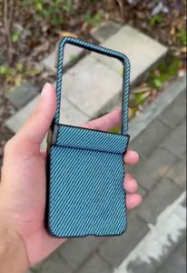 For Motorola Razr 60 50 40 Ultra  Casing Carbon Fiber Pattern Leather Magnetic Hard Phone Case Cover