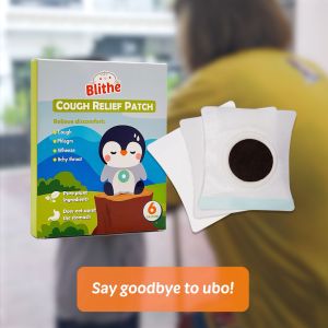 blithe 6pcs cough patches natural herbal for kids baby toddler asthma congestion safe relief relieve patch