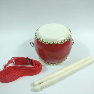 Lele Childrens Drum Toy Leather Gong Drum Kindergarten Small Gong Drum Percussion Instrument 5 6 7 8 9 10 Inches Universal for Kids