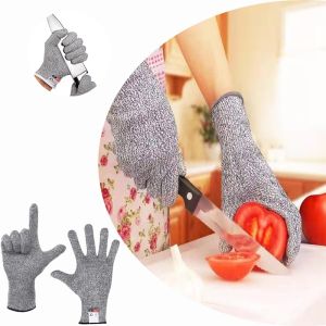 Anti Cutting Gloves Grade 5 HPPE Scratch Resistant Glass Cutting Safety Protective Gloves Food Grade Anti Cutting Gloves Cheap