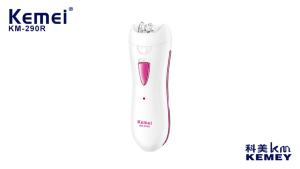 Kemei KM-290R Electric Epilator for Women Armpit Legs Bikini Sensitive Area Hair Remover Body Hair Trimmer Lady USB Rechargeable