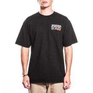 Honda | Honda Mens and Womens T-shirt Summer New Cotton Tee Honda Under The Bridge Short-sleeved Spring Autumn Motorcycle Cycling Top