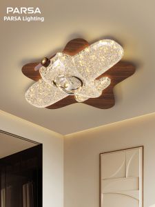 PARSA | Retro Cartoon Plane Child Room Ceiling Light Full Spectrum Eye Protection
