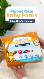 Moose Gear Baby Pants Diaper 2XL 120pcs (4PACKS) Hypoallergenic Super Absorbent Double Leak Guard