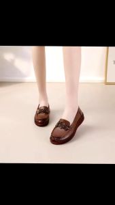 Sepatu new pita woman clarkts flat wanita kulit asli/ Sepatu Wanita  melati Shoes flat