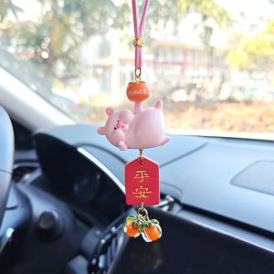 Phụ Kiện Trang Trí Xe Hơi Dễ Thương Mèo Thần Tài Mặt Dây Chuyền Trang Trí Gương Chiếu Hậu Đồ Trang Trí Nội Thất Xe Hơi Dễ Thương Nữ Thần