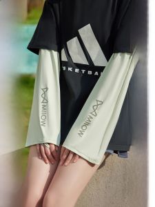 Miiow | Womens Ice Silk Sun Protection Sleeve Covers Loose Plus Size Cool Feeling Large Size Cat Person Brand Summer Essential