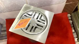 Thoát sàn Viva KAG-TS240 inox 304 Kích thước 15x15cm D60 Phễu thoát nước nhà tắm chống hôi SUS304 siêu bền MẪU MỚI SỌC V