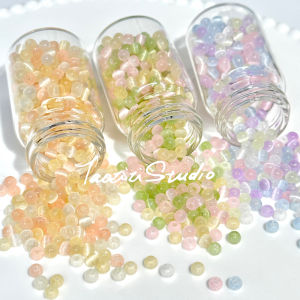 Hạt Thủy Tinh Mắt Mèo Màu Trộn 4mm Đồ Dùng Thủ Công DIY Hạt Rời Hạt Trang Sức Vòng Tay Phụ Kiện Trang Sức Thời Trang Mới