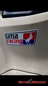 Stiker Berkualitas Tinggi untuk Kendaraan: UMA RACING