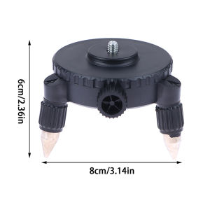 【Level Meter Adapter 360Degree Rotation Base Tripod Bracket 1/4 Inch Interface Laser Nivel Tools Laser Level】
