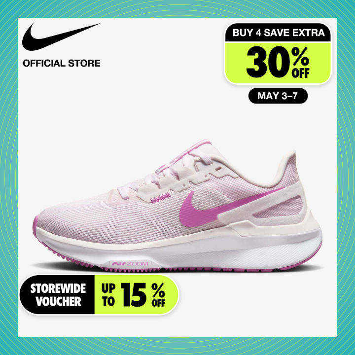 Nike Women's Structure 25 Road Running Shoes - Pearl Pink | Lazada