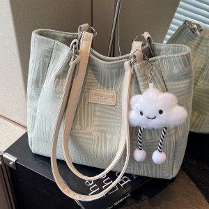 Fashionable Large Capacity Ladies Shoulder Bag Commuter Tote Bag Single Shoulder Bag for Work Versatile Casual Handbag