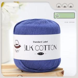 50g/PC Silk Lace Cotton Milk Crochet Yarn Baby Hand-Knitted Warm Soft Knitting Thread for Hand Knitting Supplies Cross Stitch