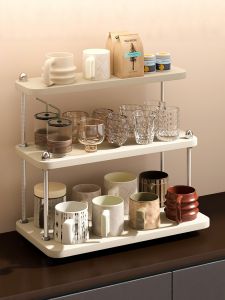 Giá Để Ly và Dĩa Phong Cách Cổ Điển