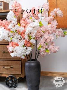 JOJOS L. PD.Attend Sakura Simulation Flower Plant Potted Landscape Wedding Decoration Accessories Artificial Green Plant Home Decor